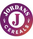 a purple circle with white letters and a letter j