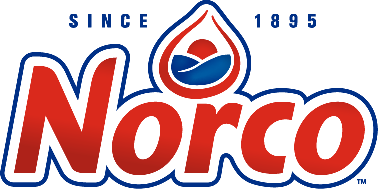 a red and blue logo