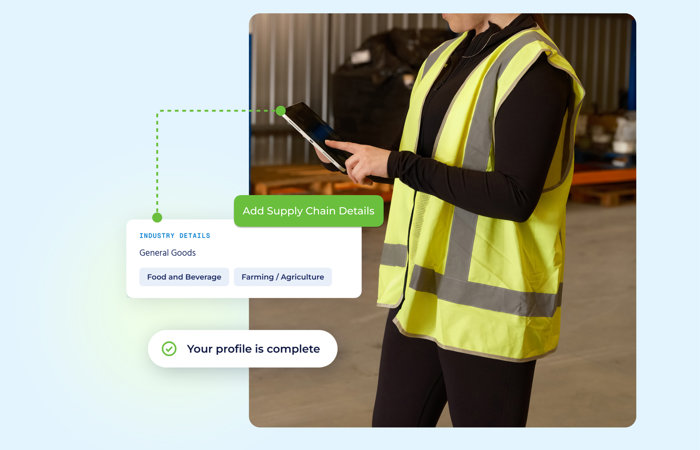 a woman wearing a safety vest