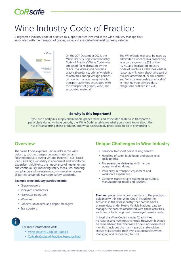 Understanding The Wine Industry Code